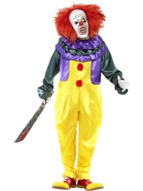 Aanbieding Klassieke Horror Clown Horror Kostuum