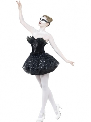 Gothic Black Swan Ballet Goedkoop Kostuum