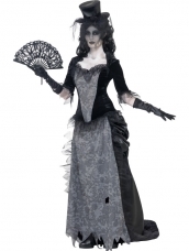 Aanbieding Ghost Town Zwarte Weduwe Dames Kostuum