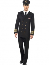 Navy Officier Heren Verkleedkostuum Aanbieding