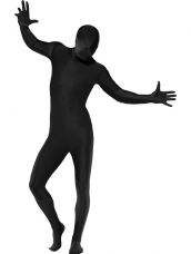 Second Skin Morph Suit Kostuum Zwart
