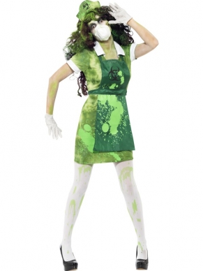 Aanbieding Biohazard Chemisch Dames Horror Kostuum