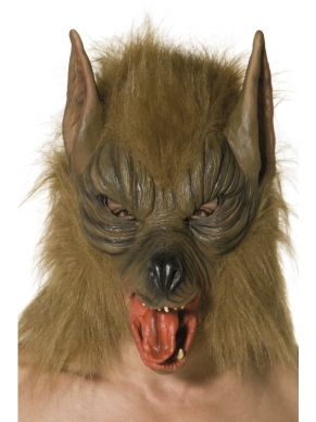 Aanbieding Bruin Weerwolf Halloween Masker