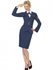 Kapitein WW2 Air Force Dames Kostuunm