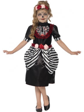 Aanbieding Sugar Skull Halloween Kostuum