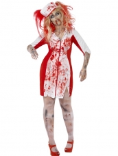 Aanbieding Curves Zombie Nurse Halloween Kostuum