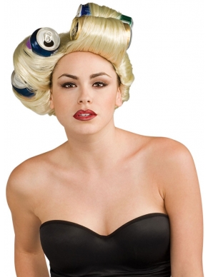 Pruik Lady Gaga - Blond Can blikjes