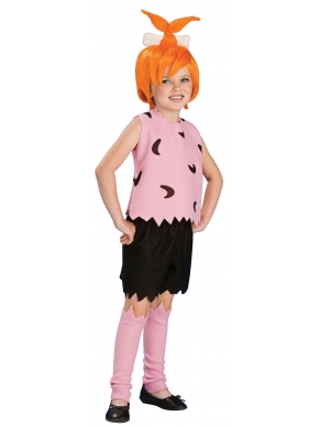 Pebbles Flintstones kinder kostuum
