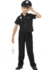New York Cop Agent Kinder Kostuum