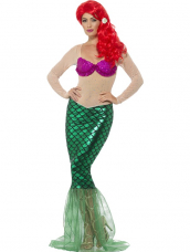 Deluxe Sexy mermaid Dames Kostuum