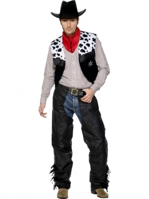 Leren Cowboy Kostuum