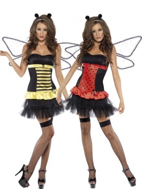 Goedkope 2-in-1 Bijen / Lieveheersbeestje Meisjes Kostuum