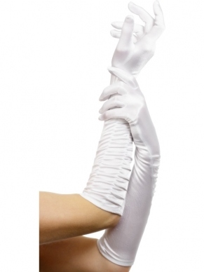 Aanbieding Lange Witte Handschoenen