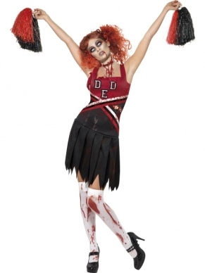High School Horror Cheerleader Verkleedkostuum
