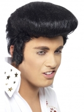Elvis Deluxe Pruik met Kuif