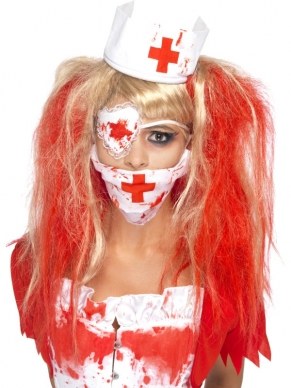 Aanbieding Halloween Blood Nurse Zuster Verkleedsetje