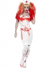 Aanbieding Blood Drip Nurse Zuster Halloween Kostuum