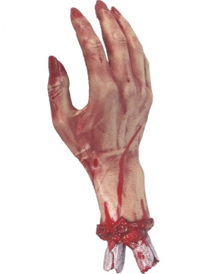 Aanbieding Afgehakte Bloederige Hand Halloween Versiering