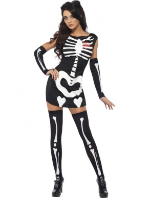 Skeletten Halloween Sexy Jurkje