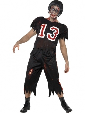 Aanbieding High School Horror Zombie American Footballer Kostuum