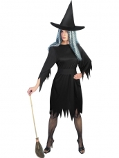 Goedkoop Spooky Witch Heksen Verkleedkleding Halloween